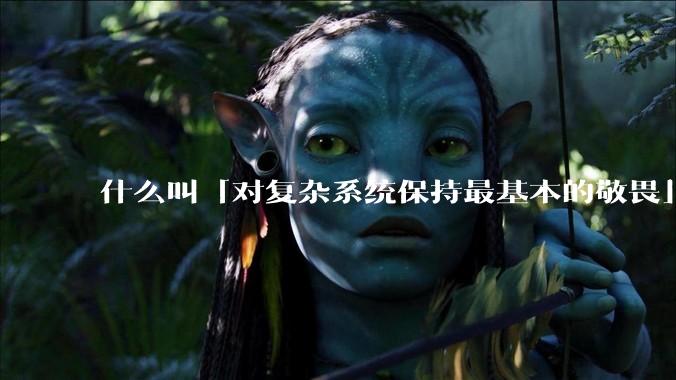 什么叫「对复杂系统保持最基本的敬畏」?